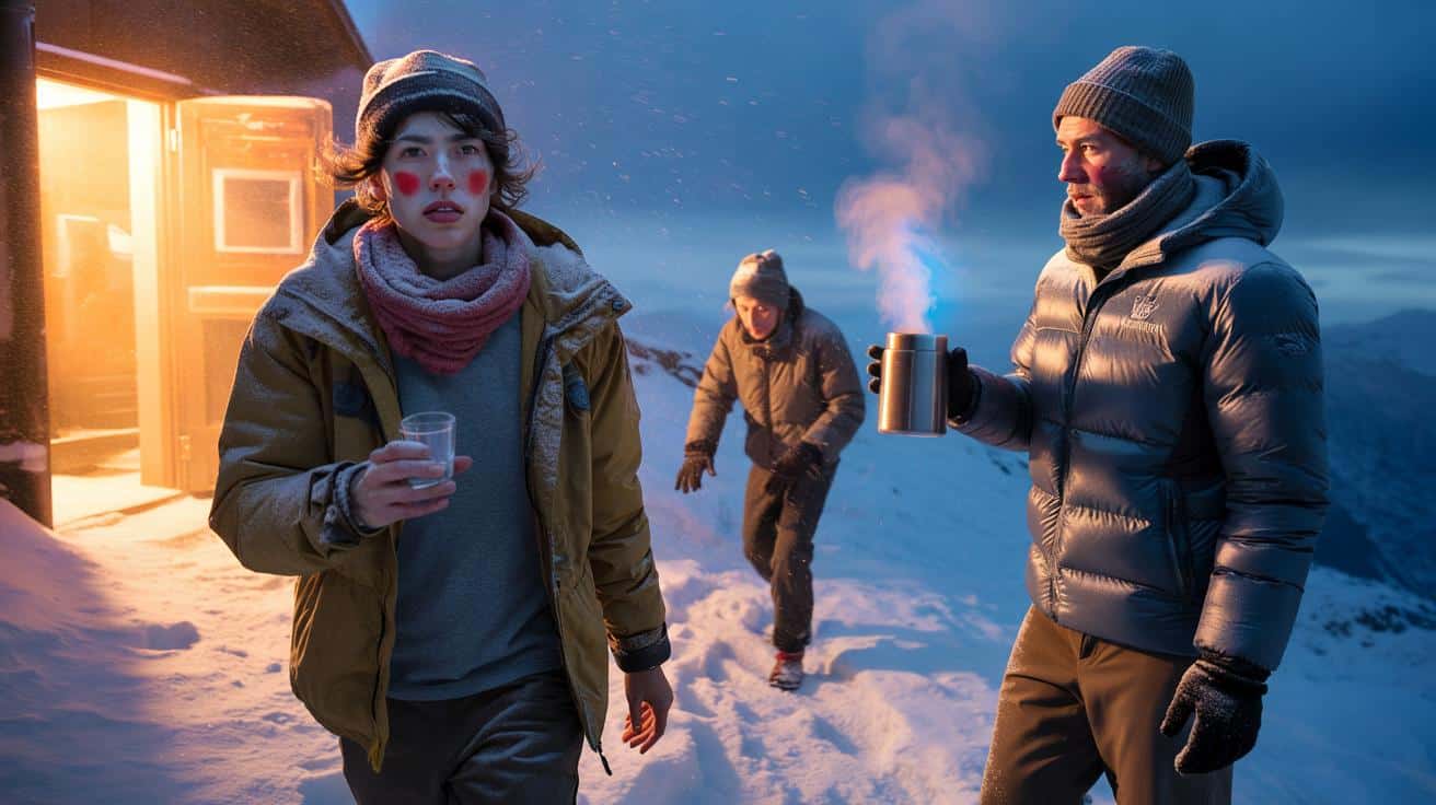 Bere alcol per scaldarsi: Il mito pericoloso che aumenta il rischio ipotermia
