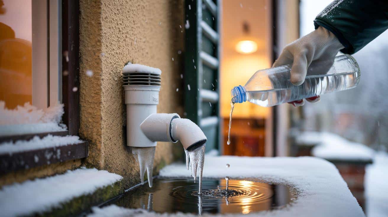 Caldaia che gocciola quando nevica: Potrebbe essere il tubo ghiacciato, non un guasto serio