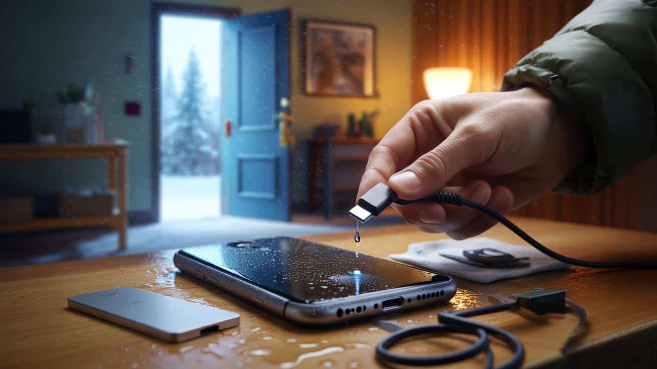 Freddo e batteria dello smartphone: l’errore che fai rientrando ti costa il 25% e rischi condensa