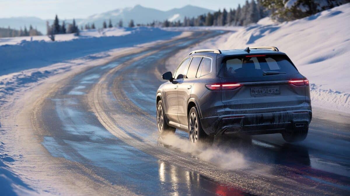 Guidare in discesa sulla neve: L'errore con il freno che ti fa perdere il controllo