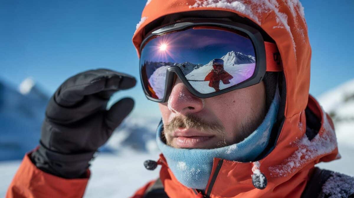 Occhiali da sole sulla neve: Non è moda ma protezione contro la cecità da neve