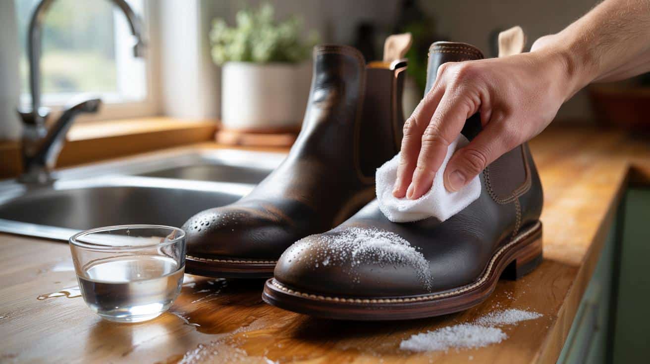 Sale sulle scarpe di pelle? Il trucco da cucina da 50 centesimi che elimina l'alone bianco all'istante