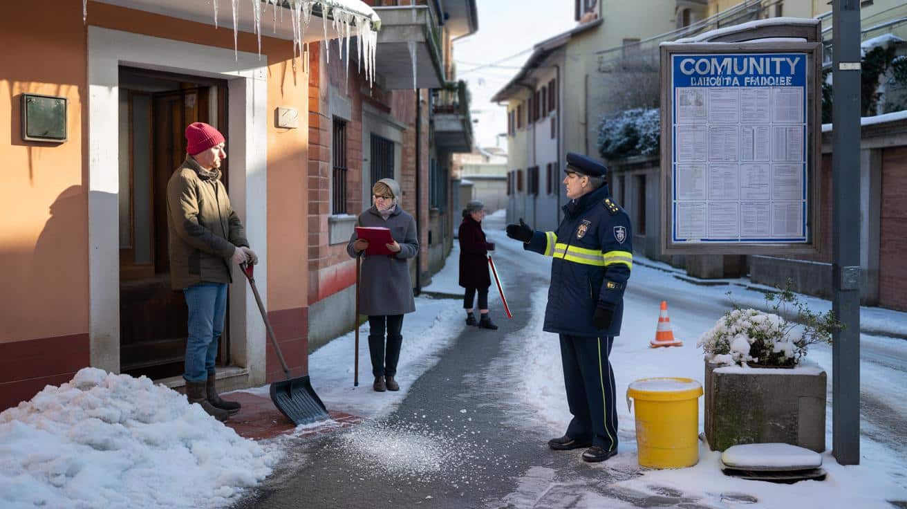 Spalare la neve davanti casa: Chi è obbligato per legge? La risposta del Codice Civile sorprende tutti