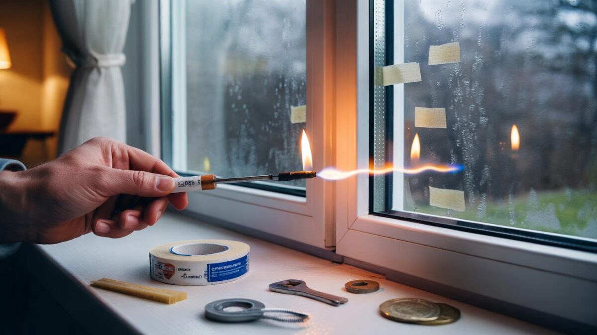 Spifferi dalle finestre: con il test dell’accendino capisci dove butti 300 euro l’anno in 7 mosse