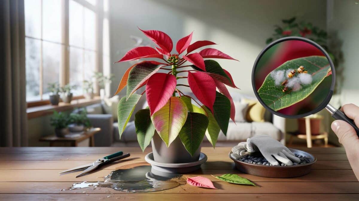 Stella di Natale che perde le foglie: non buttarla, 5 segnali che ti dicono cosa sta succedendo