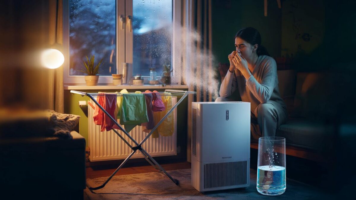 “Allergie d’inverno?”: Le spore invisibili dei panni indoor