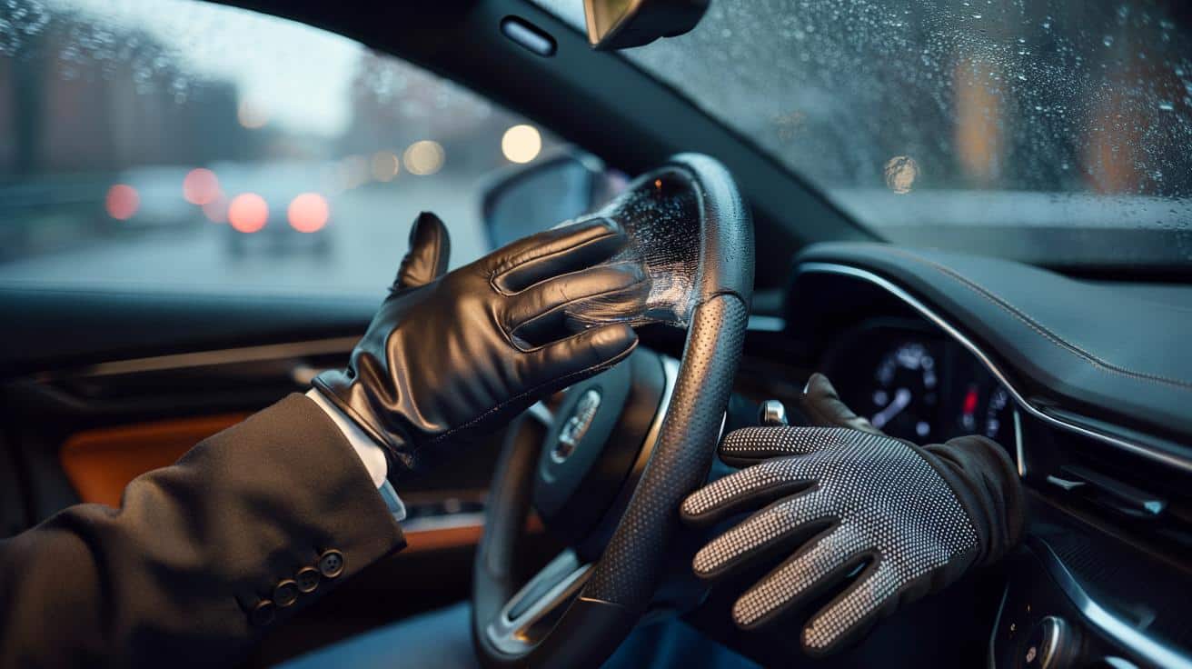 “Guanti sbagliati!”: Il dettaglio che fa perdere aderenza al volante