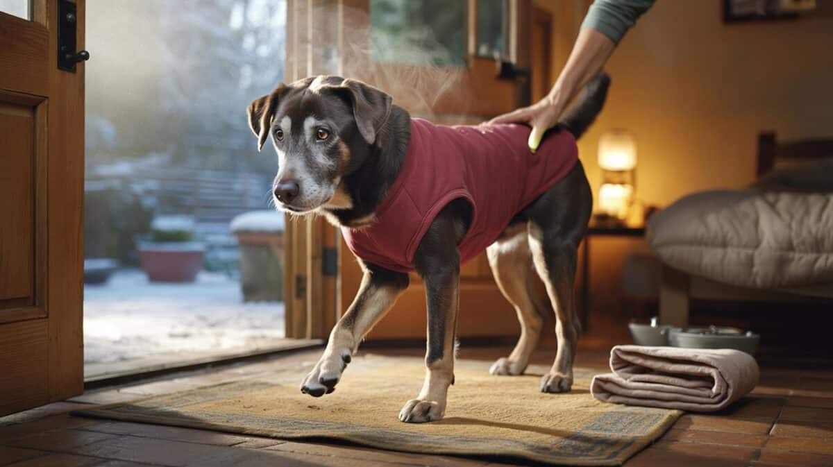 “Il mio cane è più rigido”: Il rischio di artrite col freddo