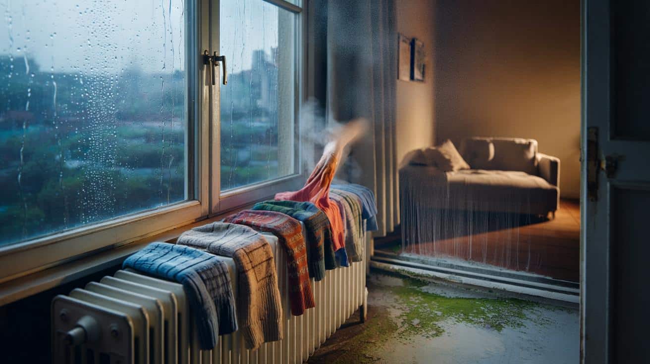 “Lo facciamo tutti”: Il gesto dei panni sul termosifone che crea muffa in poche ore