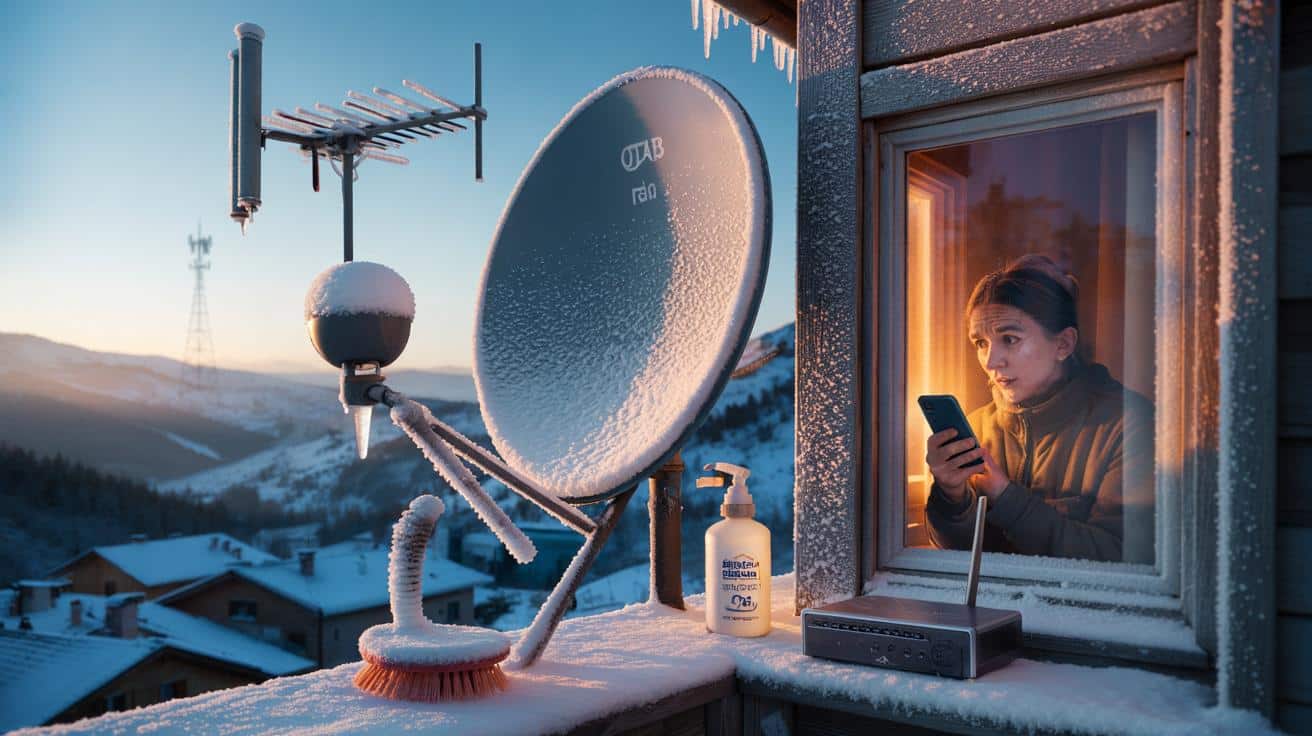 “Niente segnale!”: Come il ghiaccio sull’antenna può isolarti dal mondo