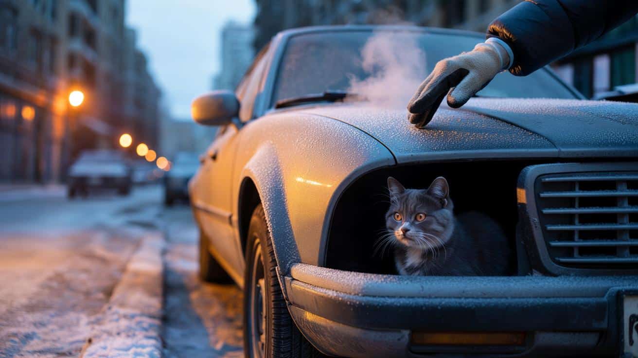 “Non passare sotto l’auto!”: Il nascondiglio invernale pericoloso per i gatti