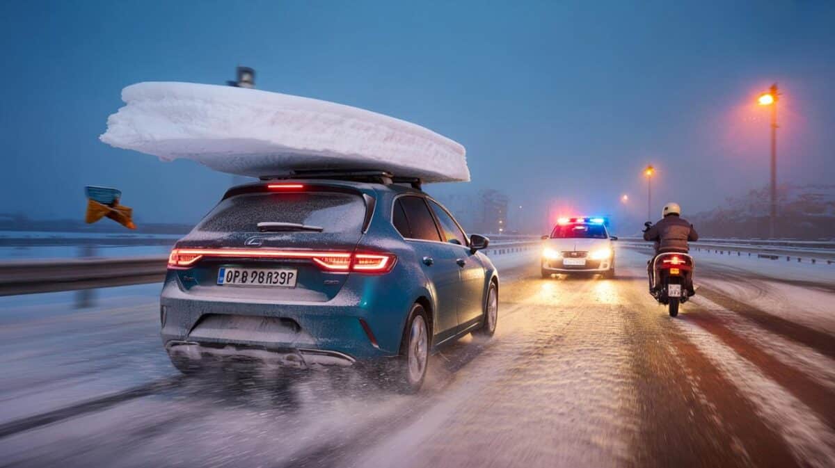 “Pensavo fosse innocuo”: La neve sul tetto dell’auto che può farti perdere lo stipendio in multe