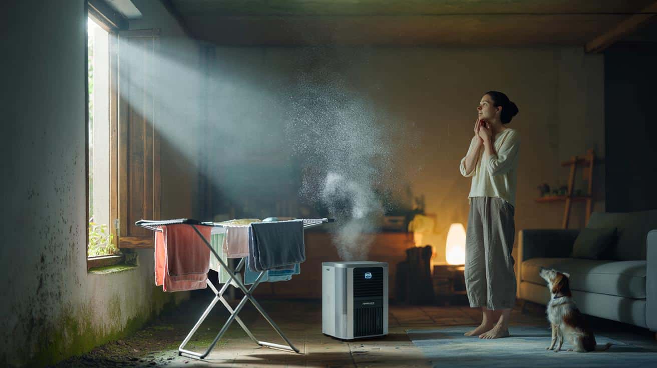 “Perché respiro peggio?”: Le spore invisibili che invadono casa quando asciughi i panni dentro